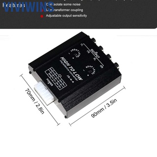 Viviwins 50W 4 canales convertidor de impedancia de Audio de alta a baja línea filtro de frecuencia (8)