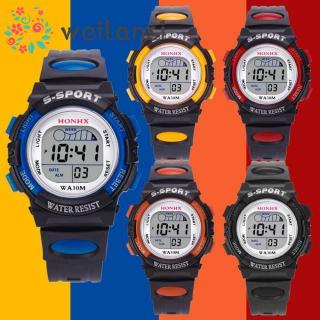 reloj deportivo led digital impermeable para niños/reloj deportivo con alarma/regalo