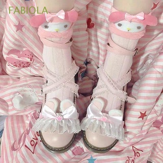 fabiola lindo calcetines de algodón de las mujeres transpirable hosiery coreano tobillo calcetines de moda lolita streetwear gatito gato para niñas perro conejo/multicolor