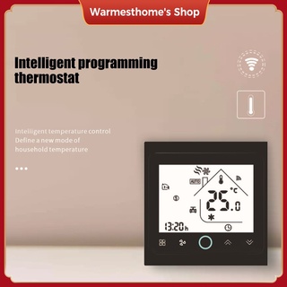 Termostato inteligente Wi-Fi adecuado para Smart Home DIY/Wi-Fi Smart termostato LCD pantalla táctil programable termostato Digital controlador de temperatura