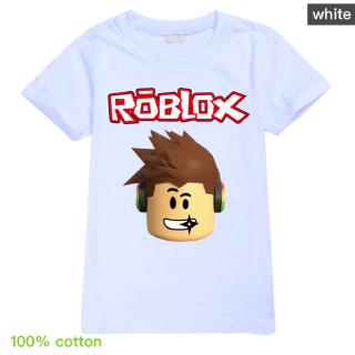 2020 Nuevo Niño Niñas Tops Roblox Verano Camiseta 100 % Algodón Camisetas Para Niños Ropa De