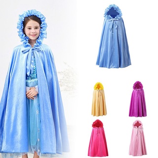 Frozen Elsa Vestir Capa Disfraz De Navidad Manto Niña Cosplay Fiesta Capas Para Niños