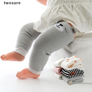 [twosure] 1 par de rótulas para niños/calentadores de piernas de invierno para bebés/almohadilla de algodón para gatear [twosure]