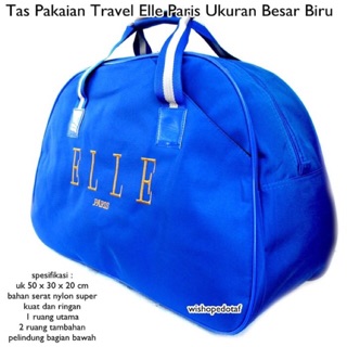Bolsa de viaje joven azul ELLE/joven azul JINJING bolsa grande bolsa de viaje