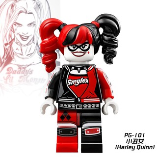 PG101 Lego Compatible Batman Película Minifigura Harley Quinn DC Super Heroes Bloques De Construcción Juguetes Niños Regalos