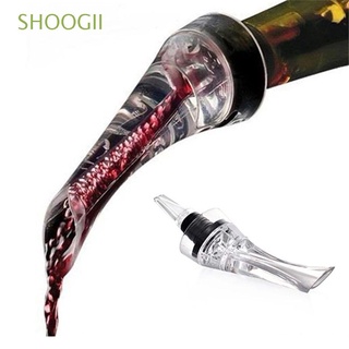shoogii herramienta bomba de vino decantador verter vino tinto filtro portátil aireante rápido pico mágico decantador aireador aireador vertedor aireador