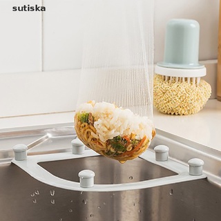 sutiska - colador triangular para fregadero de cocina, escurridor de frutas vegetales, cesta para tazas cl
