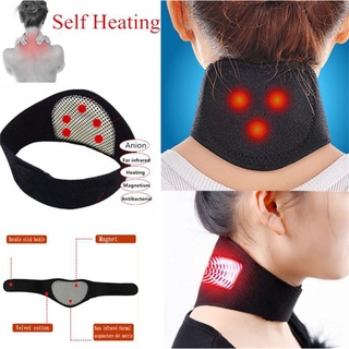Turmalina terapia magnética autocalentamiento cuello vértebras protección cinturón de calefacción negro