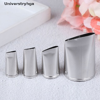 [[Universtryhga]] 4PCs Rose Flowers Nozzles Icing Piping Nozzles Pastry Cream Cake Making Set HOT SELL