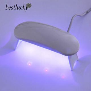 Mini Lámpara LED UV Portátil De Carga USB Gel Pulidora De Curado Secador De Uñas 6W (1)
