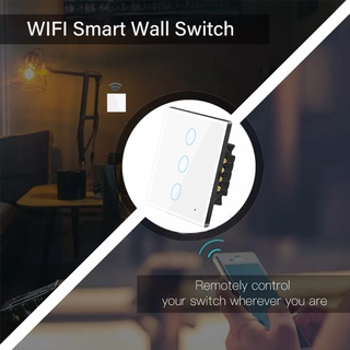 NUMEROUS_CL tuya Wifi Smart Light Touch Switch life/tuay APP Control Remoto Funciona Con alexa Google home EU (5)