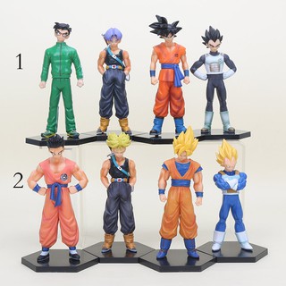15cm Dragon Ball Z Super Saiyan Son Goku Vegeta troncos Son Gohan figuras de PVC coleccionables modelo juguetes