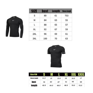 Listo Stock NK Hombres Pro tops Entrenamiento dri-fit Camisa De Compresión (5)