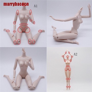 [MARRB] 14/16 articulación móvil muñeca cuerpo para juguete muñeca accesorios niños juguetes RRY (1)