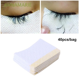 ANNAMARIE 40pcs/bag Under Eye Pads Disposable for Grafting Lashes Eyelash Extension Patch Remover Elastic Wraps Cotton Pads Makeup Tool Eye Tips Sticker/Multicolor