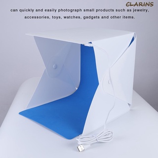 Clarins 144 LED portátil Tablet Top caja de luz regulable estudio fotografía tienda de tiro (6)