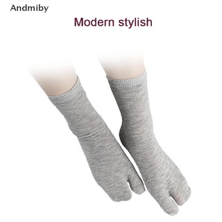 [ady] 2 pares de calcetines de estilo japonés tabi toe calcetines de algodón hombres mujeres de fibra de bambú calcetines ydj (5)