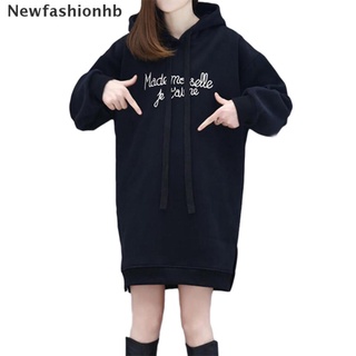 (arichbluehb) mujeres nuevo párrafo bordado letra headin el vestido largo suéter en venta