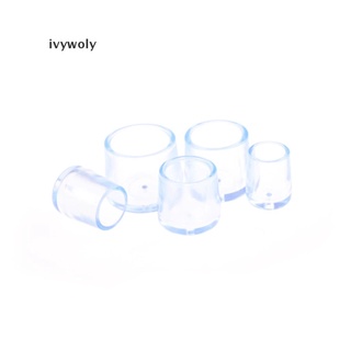 ivywoly 4 piezas de goma para muebles de mesa, silla, pata, suelo, tapa, protector transparente cl