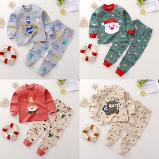 Lindo traje de navidad 0-24 meses ropa recién nacido bebé niños traje de algodón bebé niño conjunto de ropa