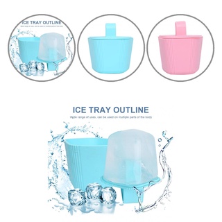 [Tninguly] Beauty Supplies Facial Beauty Ice Roller Cold Therapy Ice Cube Trays Lifting for Girl