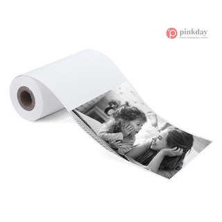 Makeid rollo de papel térmico no adhesivo 57*30 mm recibo papel fotográfico impresión transparente sin BPA de larga duración 10 años para MINI impresora térmica de bolsillo 3 rollos compatibles con Peripage Paperang Poooli0 (3)