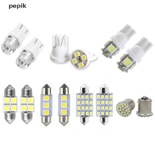 [pepik] 14pcs led interior kit para t10 36 mm mapa domo matrícula luces blanco [pepik]