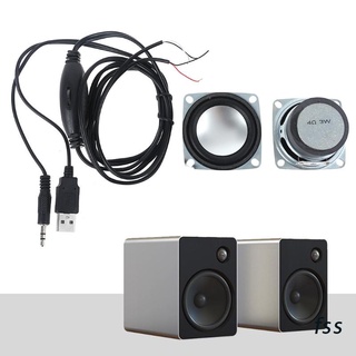 fss. kit de altavoces simple caja de altavoces 3w mini amplificador 3w altavoz diy caja de altavoces