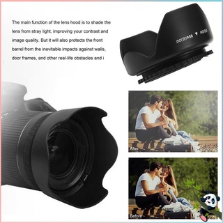 58mm lente campana tornillo montaje forma de flor para Canon HOOD lente cámara para Canon DC-SN campana filtros accesorios de cámara