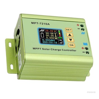 at mpt-7210a lcd mppt panel solar controlador de carga de aleación de aluminio para lipo batería 24v 36v 48v 60v 72v