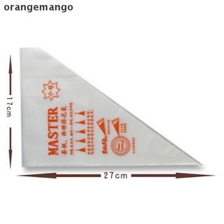 Orangemango 100PCS Disposable Piping bag Icing Nozzle Fondant Cake Decorating Pastry Tips CL