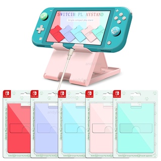 Soporte de interruptor para Nintendo, Animal Crossing Switch titular, ajustable Switch Lite compacto portátil plegable soporte para Nintendo Switch accesorios
