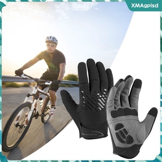 1 par de guantes gruesos a prueba de golpes para bicicleta de montaña/ciclismo suave