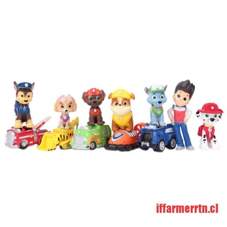 iffarm 12 piezas de moda Nickelodeon Paw Patrol Mini figuras de juguete Playset Cake Toppers (2)