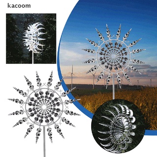 Kacoom Unique Magical Metal Windmill Wind Spinners Outdoor Patio Lawn Garden Decoration CL