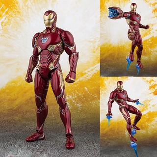 SHF Avengers Infinity War Iron Man Coleccionable Juguetes Marvel MK50 Ironman Figura De Acción (1)