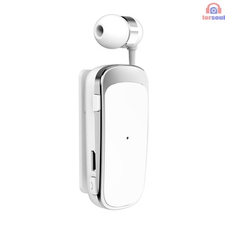 [L*S]K52 Wireless Business BT Headset in-Ear Retractable Earphone Hands-free Sport Driver Earphone Telescopic Clip on Stereo E