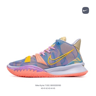 nike kyrie 7 gs "official color" irving 7a generación de corte medio zapatillas de deporte zapatos para correr zapatos de baloncesto (1)