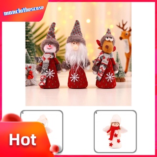 Mccz Stitching colgantes de navidad decorativos de navidad para colgar muñecas de dibujos animados para fiestas