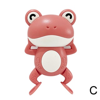 Cute Cartoon Swimming Frog Clockwork Bath Toys J5E1