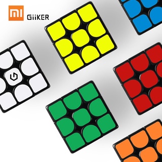 HOT Giiker M3 Cubo Magnético Rompecabezas 3x3x3 5.65cm Velocidad Profesional Cuadrado Mágico Colorido Para Hombre Mujer Niños Ciencia Juguetes Educativos Trabajo Con App