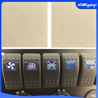 Brand New Durable 6 Gang Rocker Switch Control Panel Blue Breakers Car Boat