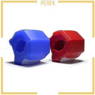 [Perfk] bola de ejercicio de silicona para mandíbula, tóner Facial, cuello, cara, antienvejecimiento