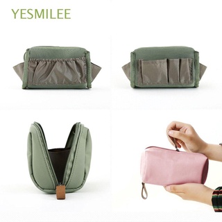 YESMILEE Fashion Travel Makeup Bag Nylon Storage Pouch Cosmetic Bag Portable Isolated storage Small Waterproof Personalized Portable/Multicolor