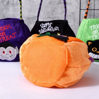 Hot++1 pza bolsa De Halloween para niños/niños/bolsas De calabaza truco o Tratar bolsas De caramelos/bolsas De Halloween/almacenamiento De regalo (8)