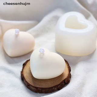 (hotsale) 3d amor corazón molde de silicona aroma yeso vela molde diy decoración de tartas {bigsale}