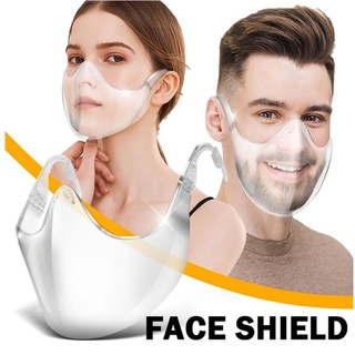 [nin]máscara duradera escudo facial combinar plástico reutilizable máscara facial transparente vendaje nuevo