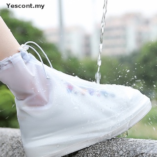 Funda antideslizante para botas de lluvia, resistente al desgaste, gruesa, impermeable, [Yescont] (4)