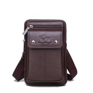 2021 New Bag Men'S Waist Bag Mobile Phone Bag Small Satchel Wallet Shoulder Bag