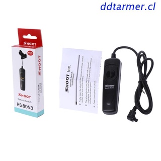 DDT RS-80N3-Cable De Obturador De Control Remoto Para Cámara DSLR De La Serie Canon 1D/1DS